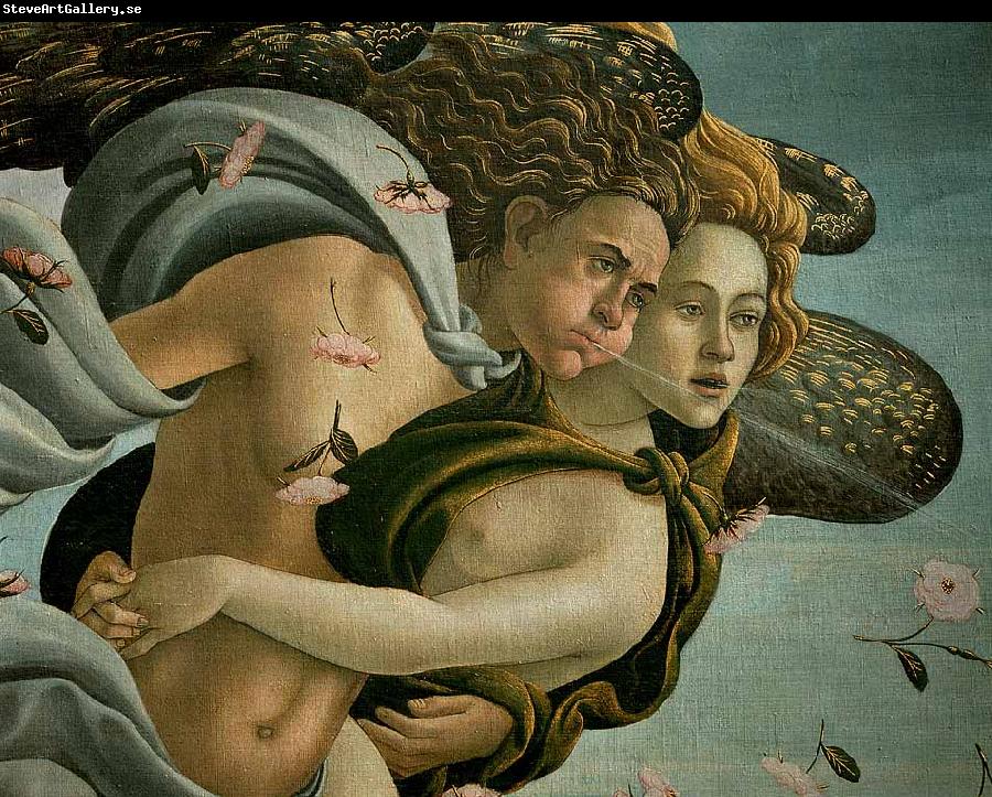 BOTTICELLI, Sandro The Birth of Venus (detail) dsfds